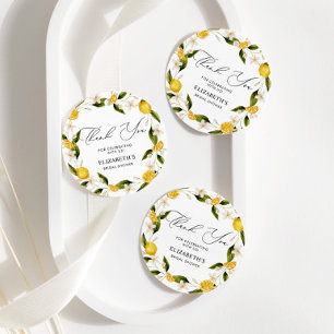 She Found Her Main Squeeze Lemons Bridal Shower Favor Tags