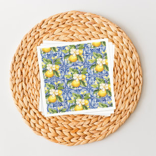 She Found Her Main Squeeze Lemons Bridal Shower Napkins