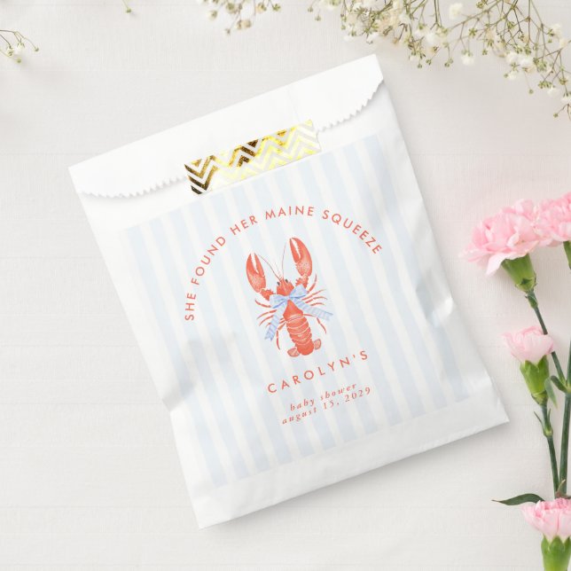 She Found Her Maine Squeeze Bridal Shower  Favor Bag (Sealed)