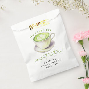 She found her perfect matcha Bridal shower Favor Bag