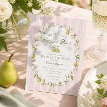 She Found Her Perfect Pear Bridal Shower
