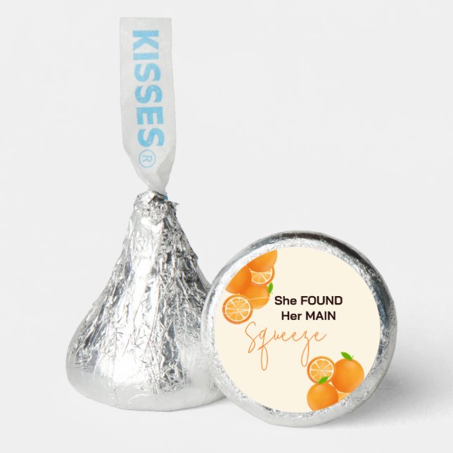 She Found Her Squeeze Bridal Shower Hershey®'s Kisses® (Front)