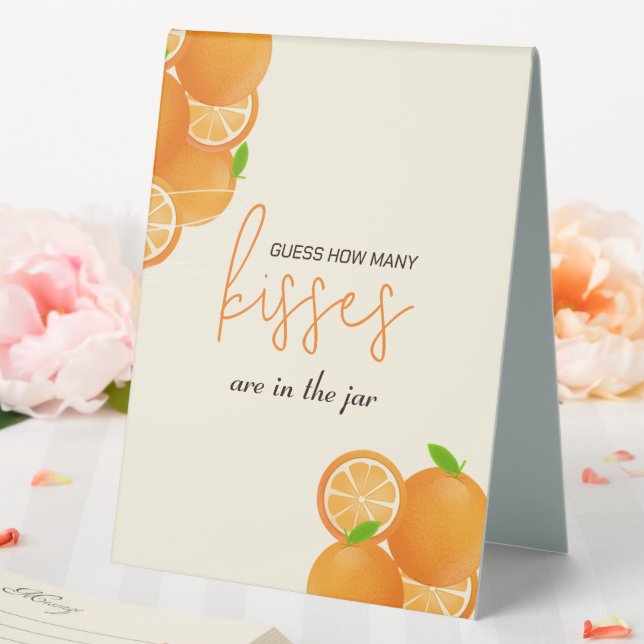 She Found Her Squeeze Bridal Shower Table Tent Sign (In SItu (Wedding))