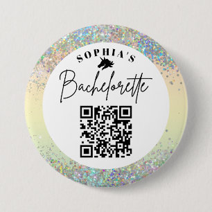 She Found Her Unicorn Bachelorette QR Code Drink Button