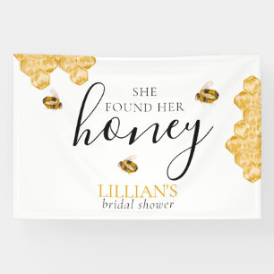 She Founder Her Honey Bee Bridal Shower Banner
