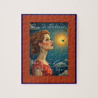 She Glows Louder Than the Sun Jigsaw Puzzle