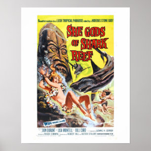 She Gods of Shark Reef Poster