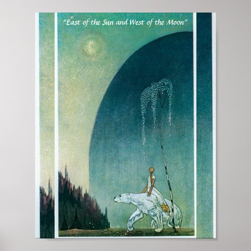 She Held Tight to the Bear Kay Nielsen Poster