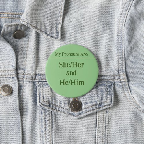 SheHer and HeHim Pronouns Pin