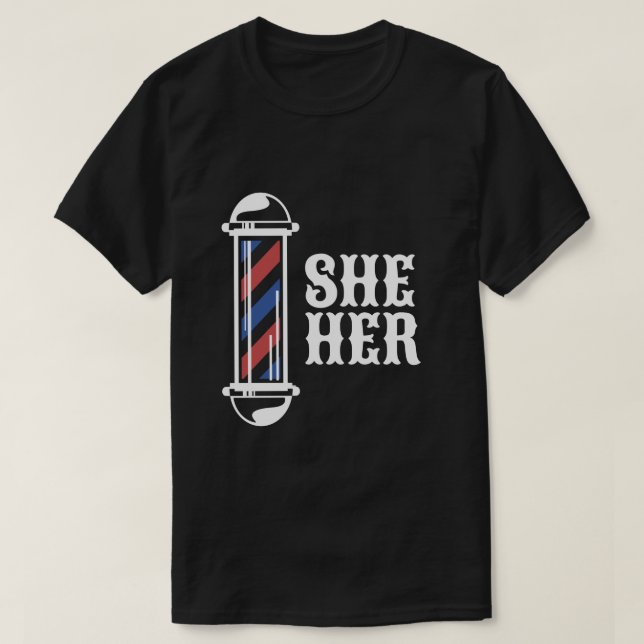 SHE/HER Pronoun Shirt (Design Front)