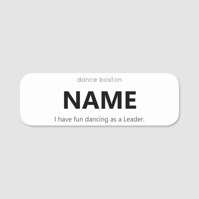 she/her - WCS Leader Name Tag (Front)