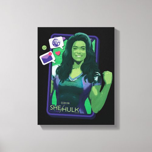 She_Hulk Cell Phone Graphic Canvas Print