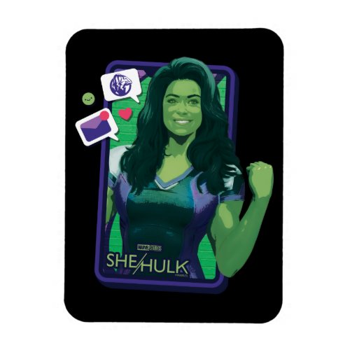 She_Hulk Cell Phone Graphic Magnet