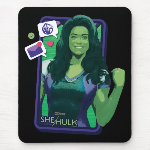 She_Hulk Cell Phone Graphic Mouse Pad