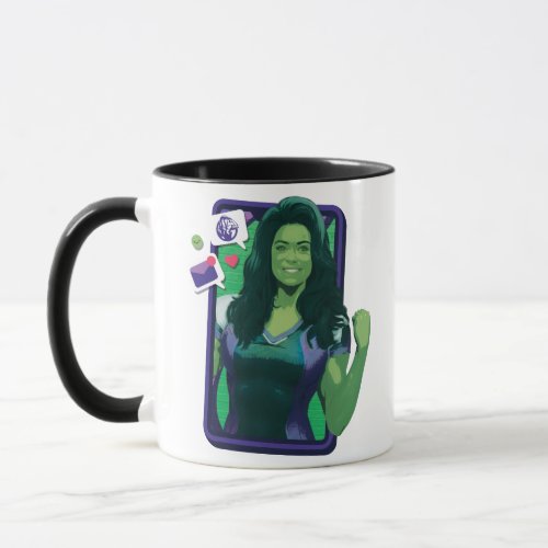 She_Hulk Cell Phone Graphic Mug