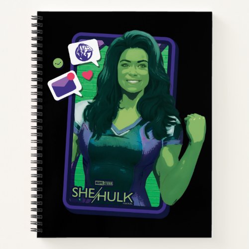 She_Hulk Cell Phone Graphic Notebook
