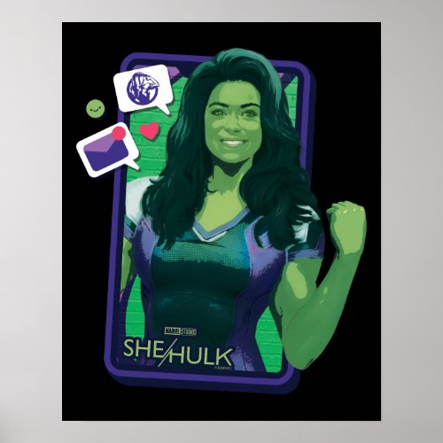 She_Hulk Cell Phone Graphic Poster