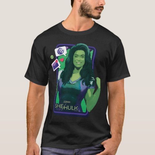 She_Hulk Cell Phone Graphic T_Shirt