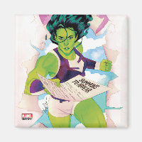 She-Hulk Delivering Summons Magnet
