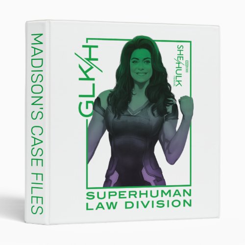She_Hulk GLKH Superhuman Law Division 3 Ring Binder
