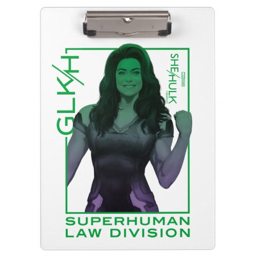She_Hulk GLKH Superhuman Law Division Clipboard