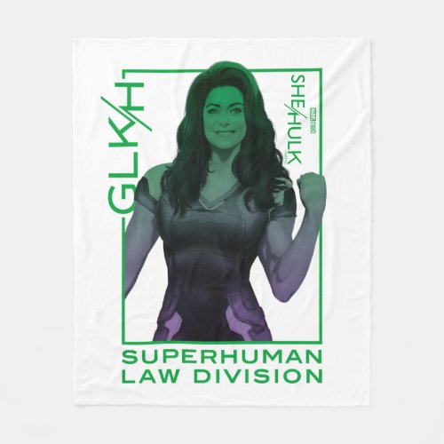 She_Hulk GLKH Superhuman Law Division Fleece Blanket