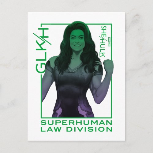 She_Hulk GLKH Superhuman Law Division Postcard