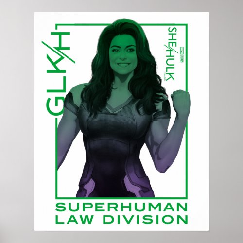 She_Hulk GLKH Superhuman Law Division Poster