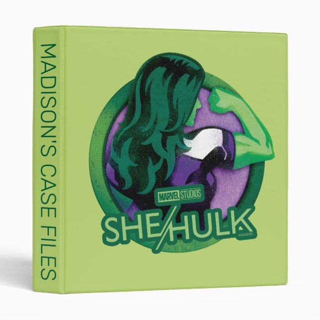 She-Hulk Icon 3 Ring Binder (Front/Spine)
