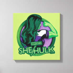 She-Hulk Icon Canvas Print