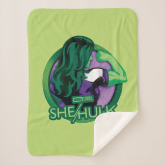 She-Hulk Icon Sherpa Blanket