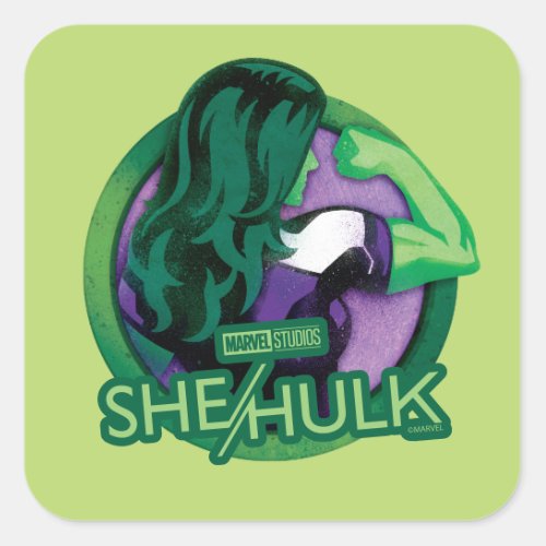 She_Hulk Icon Square Sticker
