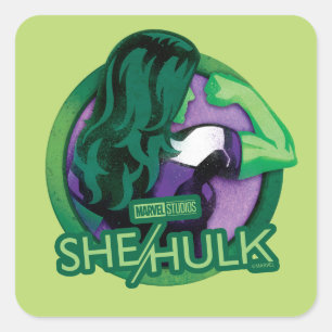 She-Hulk Icon Square Sticker