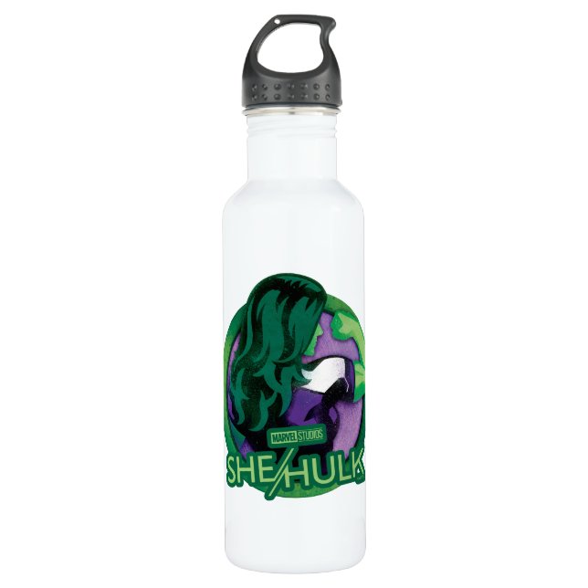 She-Hulk Icon Stainless Steel Water Bottle (Front)