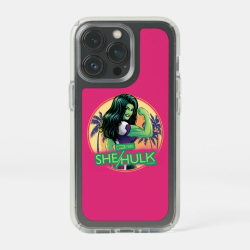 She_Hulk Retro Palm Tree Graphic Speck iPhone 13 Pro Case