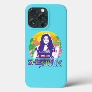 She-Hulk Retrowave Graphic iPhone 13 Pro Case