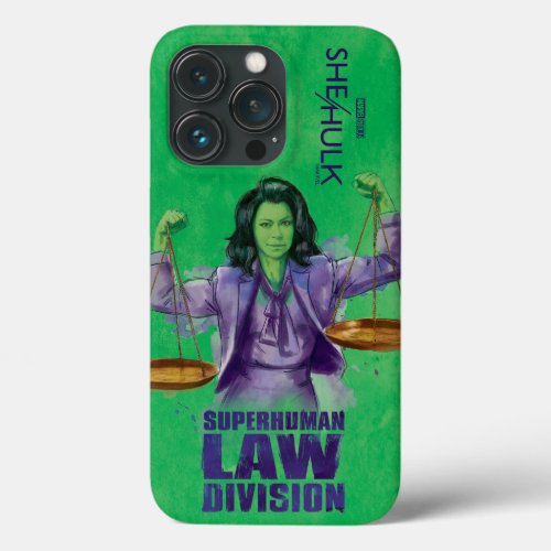 She_Hulk Scales of Justice Superhuman Law Division iPhone 13 Pro Case