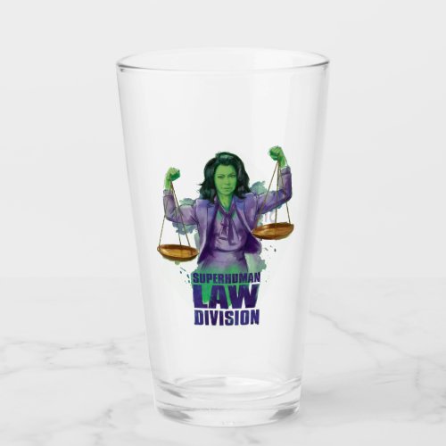 She_Hulk Scales of Justice Superhuman Law Division Glass