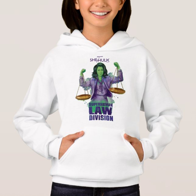 She-Hulk Scales of Justice Superhuman Law Division Hoodie (Front)