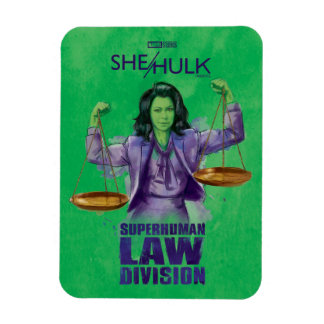 She-Hulk Scales of Justice Superhuman Law Division Magnet