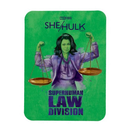 She_Hulk Scales of Justice Superhuman Law Division Magnet