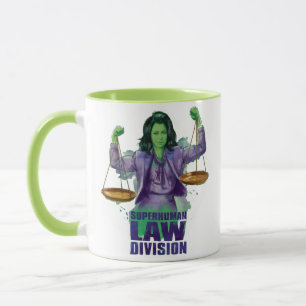 She-Hulk Scales of Justice Superhuman Law Division Mug