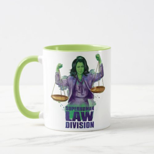 She_Hulk Scales of Justice Superhuman Law Division Mug