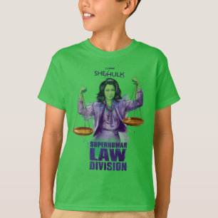 She-Hulk Scales of Justice Superhuman Law Division T-Shirt