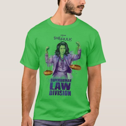 She_Hulk Scales of Justice Superhuman Law Division T_Shirt
