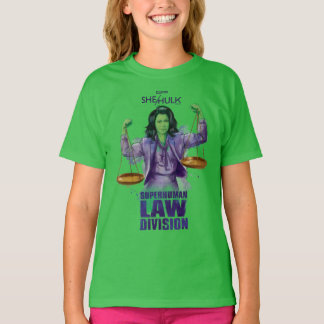 She-Hulk Scales of Justice Superhuman Law Division T-Shirt