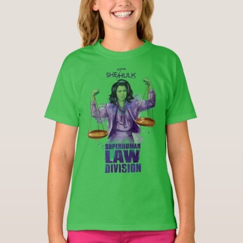 She_Hulk Scales of Justice Superhuman Law Division T_Shirt