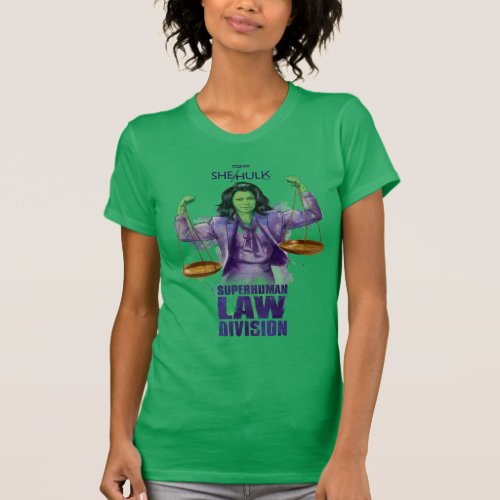 She_Hulk Scales of Justice Superhuman Law Division T_Shirt