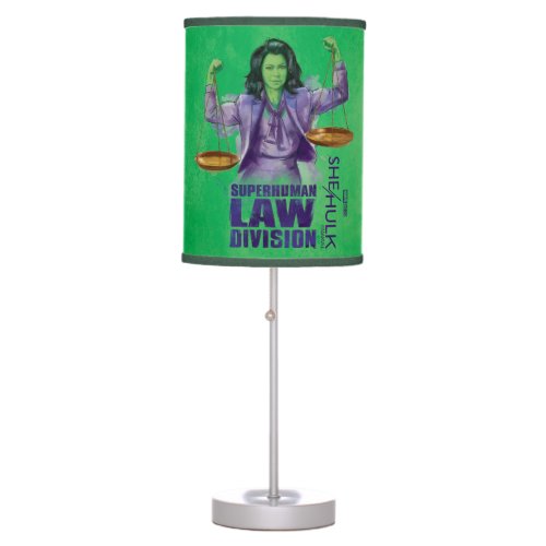 She_Hulk Scales of Justice Superhuman Law Division Table Lamp