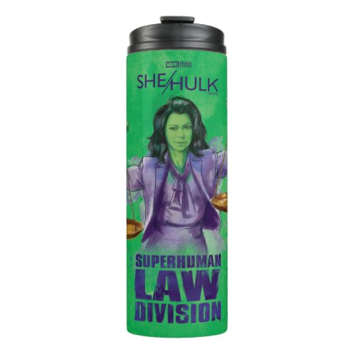 She_Hulk Scales of Justice Superhuman Law Division Thermal Tumbler